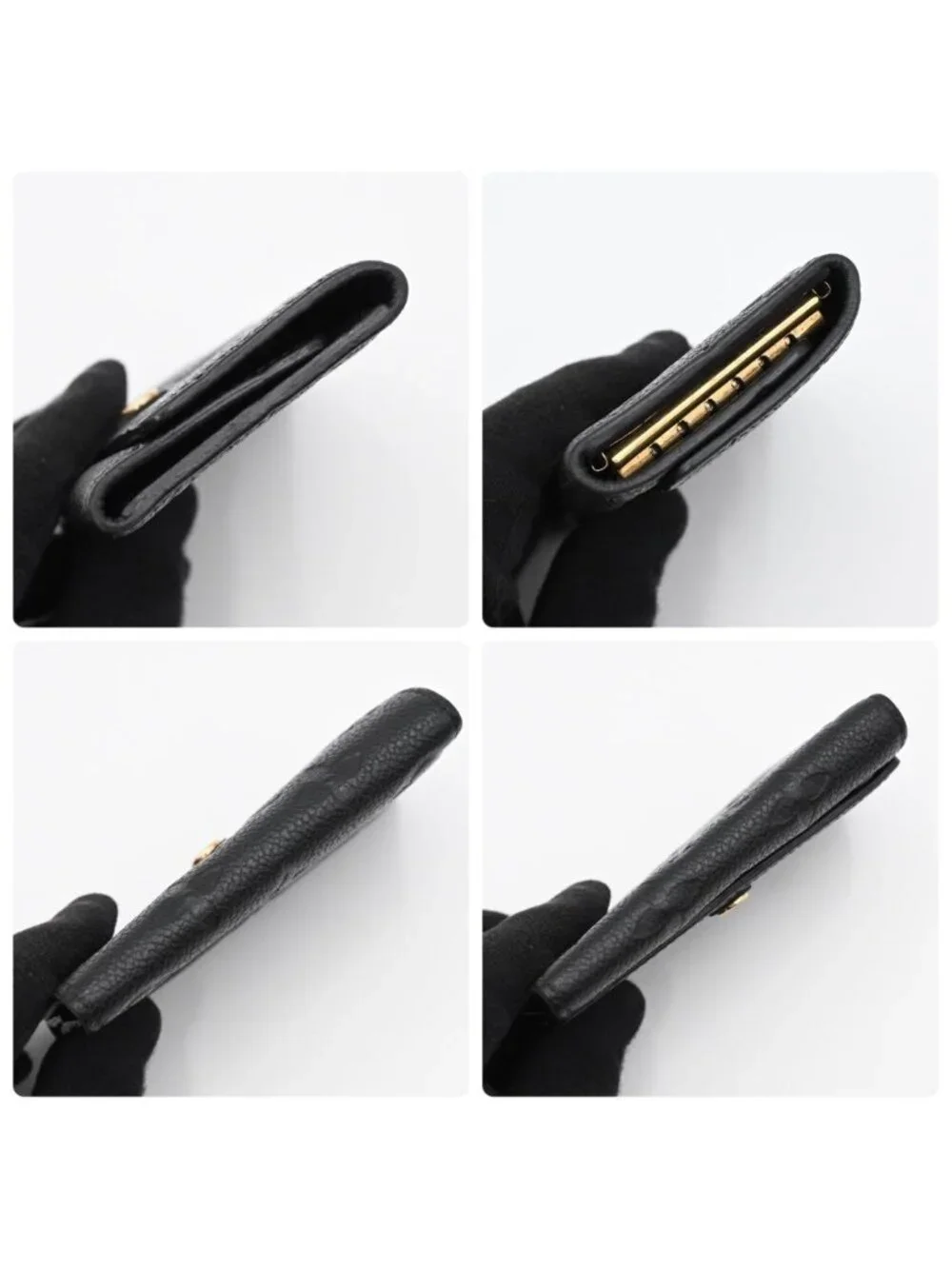 Louis Vuitton Monogram Empreinte Multicles 6 Key Case Black Key Holder
